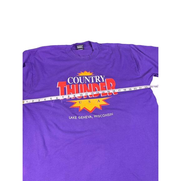 Vintage Country Thunder T Shirt XL Lake Geneva, Wisconsin Music Festival 90s - Picture 4 of 11
